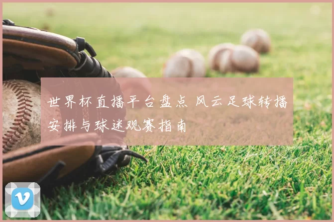 世界杯直播平台盘点 风云足球转播安排与球迷观赛指南