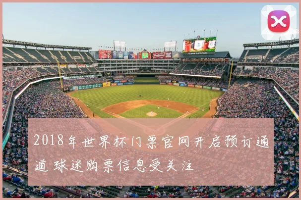 2018年世界杯门票官网开启预订通道 球迷购票信息受关注